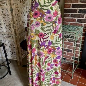 LuLaRoe Floral Print Maxi M